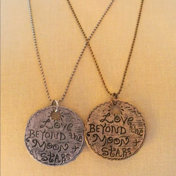 Jewelry - Love Beyond the Moon & Stars Charm Necklace